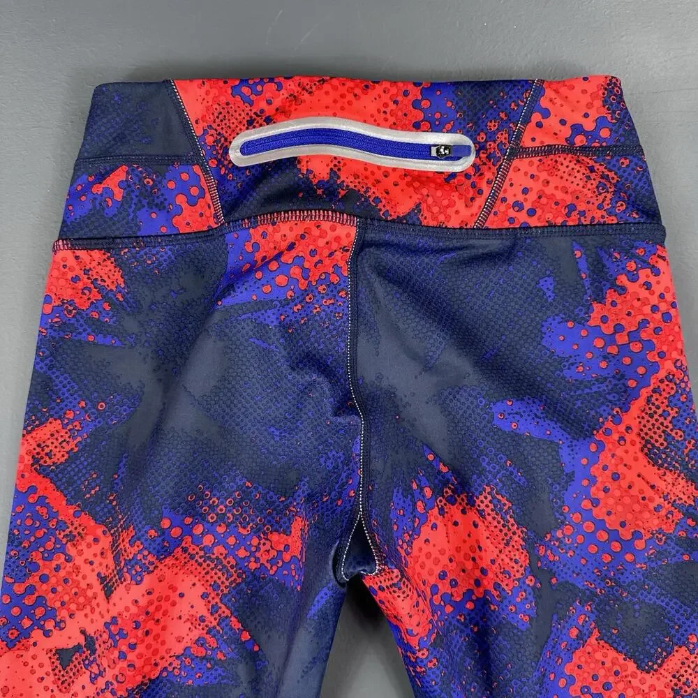Athleta Leggings Women XS Electro Sonar Capri Athleisure Active Stretch Comfort - Picture 7 of 7